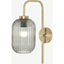 Picture of Briz Wall Lamp, Antique Brass & Grey