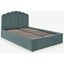 Picture of Delia King Size Bed with Ottoman Storage, Marine Green Velvet