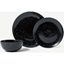Picture of Xeina 12 Piece Reactive Glaze Dinner Set, Black