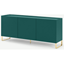 Picture of Lenny Painted Sideboard, Green & Brass