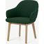 Picture of Erdee Carver Dining Chair, Forest Green Weave