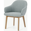 Picture of Erdee Carver Dining Chair, Grey Blue Weave
