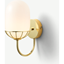 Picture of Carole Wall Lamp, White & Brass