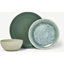 Picture of Sybella Mixed Reactive Glaze Dinner Set, Tonal Green
