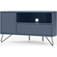 Picture of Elona Corner Media Unit, Slate Blue & Black
