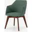 Picture of Lule Office Chair, Bay Green & Walnut
