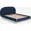Picture of Shelia King Size Bed, Midnight Blue Weave