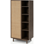 Picture of Pavia Double Wardrobe, Natural Rattan & Walnut Effect