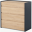 Picture of Stu Chest of Drawers, Oak Effect & Ocean Blue