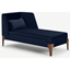 Picture of Roscoe Right Hand Facing Chaise Longue, Royal Blue Velvet