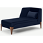Picture of Roscoe Left Hand Facing Chaise Longue, Royal Blue Velvet