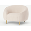 Picture of Trudy Armchair, Oatmeal Loop Textured Fabric