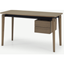 Picture of Mellor Desk, Dark Stained Oak & Textured Charcoal