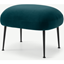 Picture of Bonnie Footstool, Steel Blue Velvet