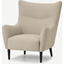Picture of Bridget Accent Armchair, Natural Cotton & Linen Mix Fabric