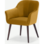Picture of Fordell Carver Dining Chair, Mustard Velvet
