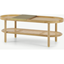 Picture of Ankhara Coffee Table, Natural Oak & Rattan