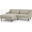 Picture of Herton  Left Hand Facing Small Chaise End Sofa, Barley Weave