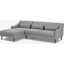 Picture of Herton Left Hand Facing Chaise End Sofa, Mountain Grey
