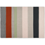 Picture of Malay Striped Wool Rug, Large 160 x 230cm, Charcoal & Terracotta
