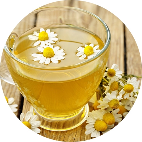 Chamomile tea, best known to help you sleep