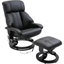 Picture of HOMCOM Recliner Massage Chair W/Foot Stool-Black
