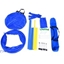 Picture of Pawhut Adjustable Pet Agility Training Set-Blue/Yellow