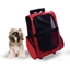 Picture of Pawhut Travel Backpack w/ Trolley, Steel Wire Frame-Red