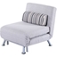 Picture of HOMCOM Single Folding Chair Foldable Futon Sofa Bed For 1 Person Sleeper Portable Pillow Lounge Couch Furniture-Grey