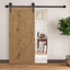 Picture of HOMCOM Sliding Barn Door Kit-Carbon Steel