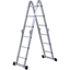 Picture of HOMCOM 370 cm Folding Aluminum Ladder A-type-Silver