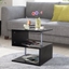 Picture of HOMCOM 50Lx50Wx50H cm Side Table-Black Particle Board