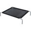 Picture of PawHut Elevated Pet Bed Portable Camping Raised Dog Bed w/ Metal Frame Black (Large)