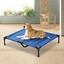 Picture of PawHut Portable Elevated Pet Bed to Raise Relax Area for Dogs and Cats with Metal Frame (Large)