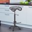 Picture of HOMCOM Adjustable Cast Iron Bar Stool