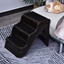 Picture of Pawhut Portable Pet 3 Steps Ramp Ladder-Brown