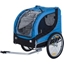 Picture of Pawhut Folding Bicycle Pet Trailer W/Removable Cover-Blue