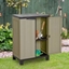 Picture of Outsunny Garden Cabinet Shed, Double-Door, 65Lx37Wx91.4H cm-Grey