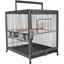 Picture of Pawhut Bird Travel Cage, 46Lx36Wx56H cm, Metal-Black