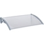 Picture of Door Awning, Polycarbonate, 140Wx70L cm-Transparent/Silver