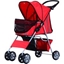 Picture of Pawhut Pet Stroller W/Zipper Entry-Red