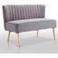 Picture of HOMCOM 2 Seater Sofa, Linen-Grey