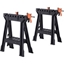 Picture of DURHAND Foldable Clamping Sawhorse 2 Pcs Set-Black/Orange