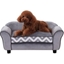 Picture of Pawhut 73.5Lx41Wx33H cm Pet Sofa-Grey/Black