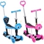 Picture of 5-in-1 Kids Kick Scooter 3-wheel Walker Ride-on Walker w/ Removable Seat Adjustable Height
