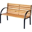 Picture of Outsunny Garden Bench, 122Lx60Wx80H cm-Steel/Wood