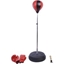 Picture of HOMCOM Kids PU Freestanding Boxing Punch Bag w/ Gloves Black/Red
