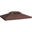 Picture of Outsunny Gazebo Replacement Top Cover, 2-Tier, 3x4 m-Brown