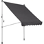 Picture of Outsunny 2x1.5m Adjustable Outdoor Aluminium Frame Awning Grey