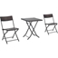 Picture of Outsunny Rattan Bistro Set: 1 x table, 2 x chairs-Brown